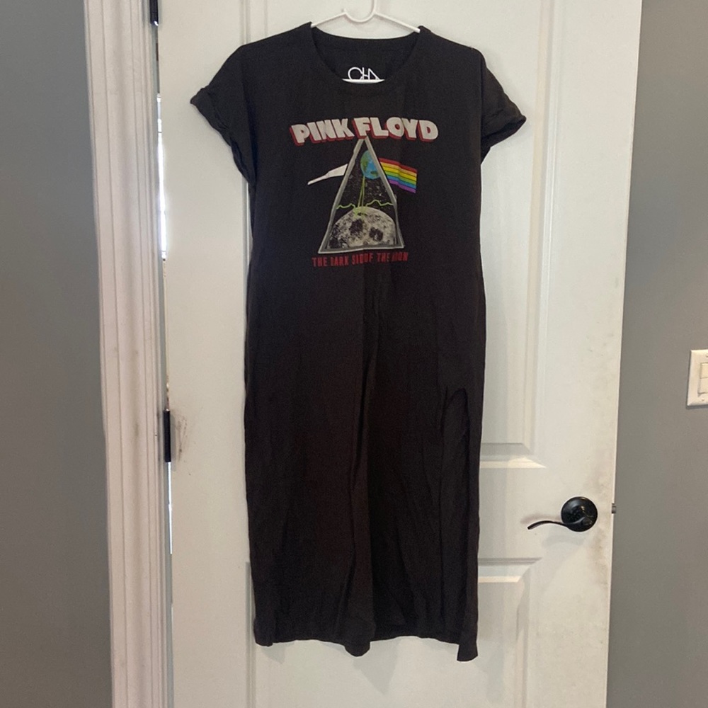 Pink Floyd long dress (more of a tee with long side slits)